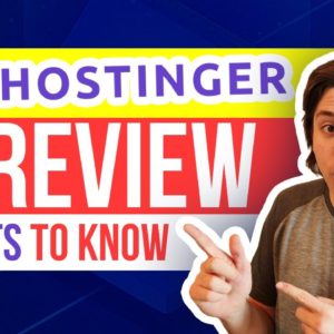 👉 Hostinger Review - 5 Facts To Know Before Buying! 🔥