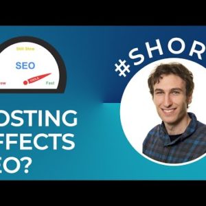 Can Web Hosting Affect SEO? #shorts